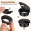 24Pcs ABS Desk Cable Grommet Caps Black Wire Hole Covers 5