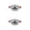 2Pcs Reusable Stainless Steel Serving Bowl with Handles 10