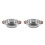 2Pcs Reusable Stainless Steel Serving Bowl with Handles 11