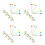 1000Pcs Assorted Color Cable Marker Ties Nylon Self-Locking Zip Ties 5
