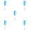 5Pcs Sky-Blue Elderly Auxiliary Forks Ergonomic Anti-Spill Utensils 8