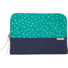 STM Grace 15 Inch Sleeve Notebook Case Teal Dots Night Sky Slim