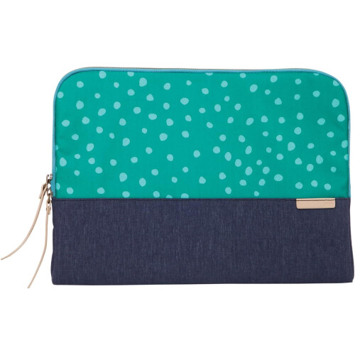 STM Grace 15 Inch Sleeve Notebook Case Teal Dots Night Sky Slim