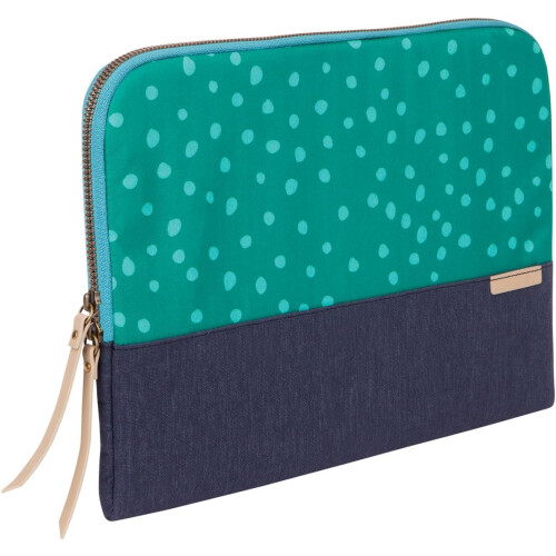 STM Grace 15 Inch Sleeve Notebook Case Teal Dots Night Sky Slim 1