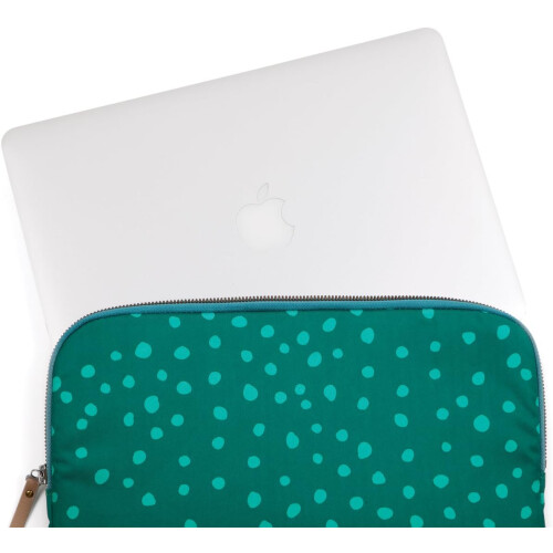 STM Grace 15 Inch Sleeve Notebook Case Teal Dots Night Sky Slim 2