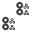 16Pièces Accessoires Guitare Silicone Noir Protection Durable 11