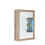 Display Cabinet Arcadia 140cm - Oak & White Gloss Doors and LED Lights 3