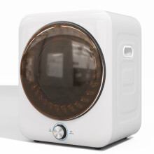 Mini-wasdroger met ventilatie, 3 kg, 1350 W, 8 programma's, NTC-sensor, stil (65 dB), wandmontage mogelijk, dubbel filter, wit