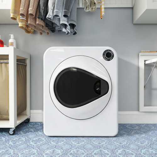 2. 3kg High-Performance Tumble Dryer PTC Heating Stainless Steel Drum Stackable Wall-Mountable