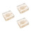 3Pièces Tortue Specimen Os Bois Décor Éducatif 4