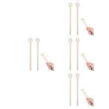 8Pcs Childsafe Wooden Drumsticks Xylophone Mallets for Early Music