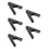 5Pcs Black Rose Leaf Thorn Stripper Tool Durable Floral Remover 1