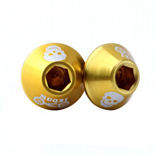 4Pcs Aluminium Alloy V Brake Screws Golden Color Bike Accessories Set