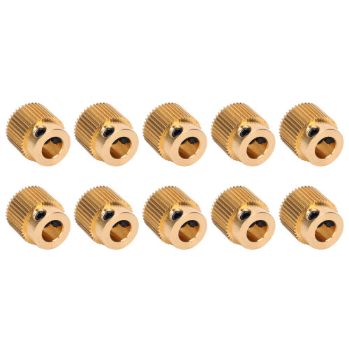 Υψηλής ποιότητας τροχός γραναζιών εξωθητή Brass40Teeth για εκτυπωτές 3D, αντοχή στη 2