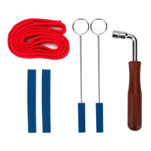 Multi Purpose Piano Tuning Kit Featuring Rubber Mutes Temperament Strip And Wooden Tuning Hammer For Efficient Home Use And Skill Development