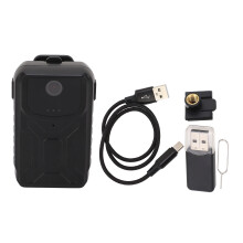 Actionkamera, kroppsvideoopptaker, ergonomisk design, bærbart kamera, webkamera for PC med WiFi-aktivert nattsyn, bevegelsesdeteksjon og loopopptak