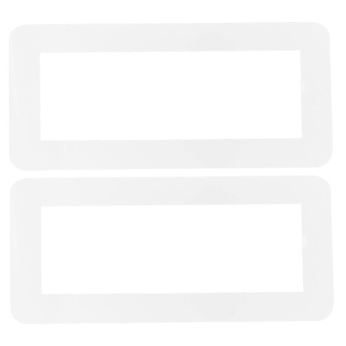 2Pcs Clear Acrylic Wall Switch Stickers Durable Light Switch Protector