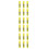 18Pcs Yellow Solid Glue Sticks Adhesive for Office School Student Use 1