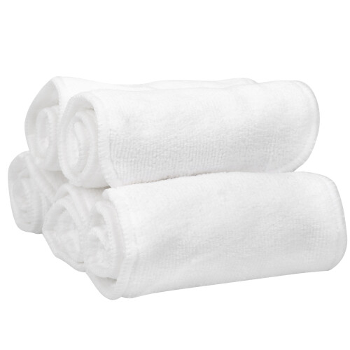 Reusable Baby Diaper Inserts 5 Pack 3-Layer Microfiber 35x13.5cm Cloth Liners
