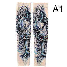 Cosplay-tatueringshylsor Tillfälliga tatueringsarmskydd Realistiska tatueringsmönster UV-blockerande solskyddshylsor Snygga mönster för alla