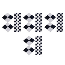 216Pcs Multi Wood Miniature Checkerboard Dollhouse Flooring Tiles