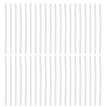1000Pcs White Twist Ties for Bread Bags Candy Treats and Food Sealing