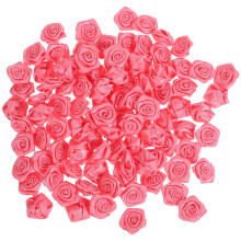 100Pcs Pink Roses DIY Embroidery Accessories for Clothing Decoration