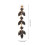 Brincos pendentes elegantes com strass, 1 par, para mulheres. 2