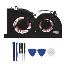 Effizienter Ersatzlüfter für Laptop-Kühlsysteme, kompatibel mit der MSI GS63VR/GS73VR-Serie, mit geringem Geräuschpegel und 4-Draht-Schnittstelle