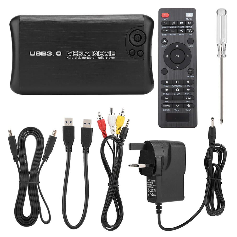 Support Multiple Formats Media Player Automatic Video Playback Looping H264decoding1080p Resolution Hdmi Av Output Digital Signage Compatible 9049227911301