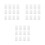 150Pcs White Small Parts Envelopes Multipurpose Mini Packaging Bags 1