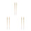 6Pcs Durable Bamboo Mallets for Yangqin Multipurpose Percussion Sticks 1