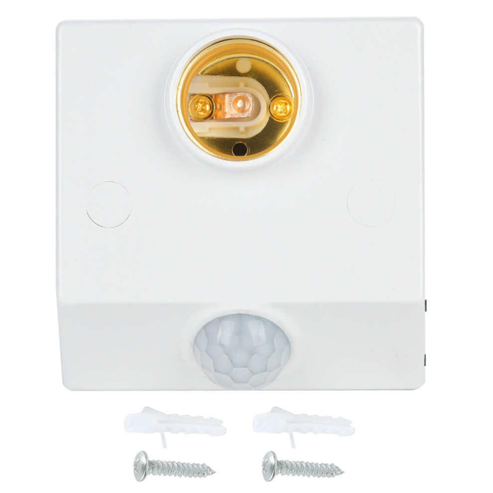 Energy Saving Light Socket With Infrared Sensor, Motion Sensor Light Socket Automatic Ir Sensor Adjustable Sensor Sensitivity Easy Installation 9370362958495