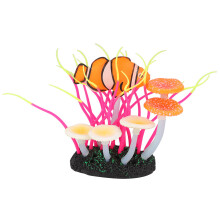 Akvariumsljusdekoration Akvariumdekoration Vattentät Glödande Akvariumdekorationer Mjukt Material Lätt att Installera Livsnaturlig Design Livfull