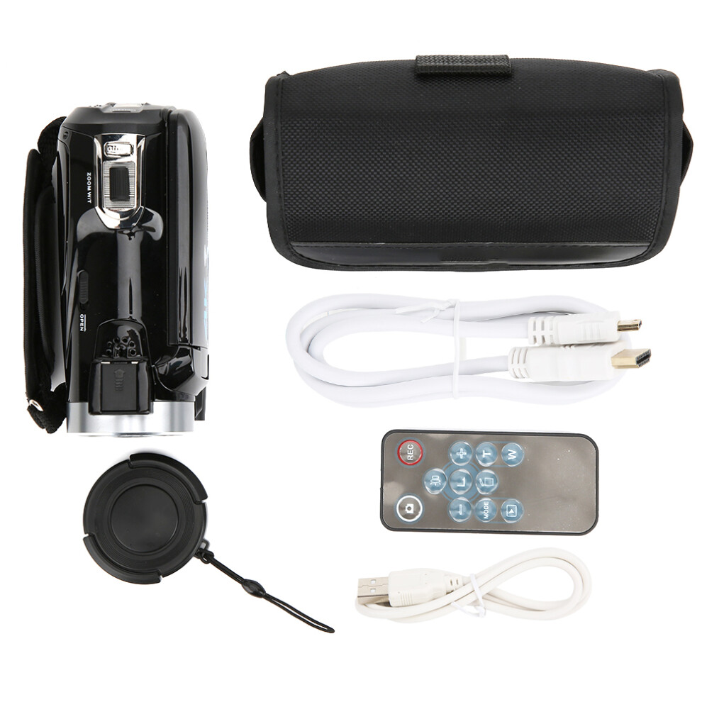 Wireless Connected Vlogging Kit With4k Uhd Resolution And16x Zoom Lens, Compact Hd Camera With Night Vision Mode And Rotating Touch Screen, Tripod 9009879099833
