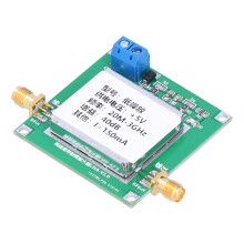 Amplificateur RF large bande à gain stable, faible bruit, plage dynamique étendue, diode de protection contre l'inversion de polarité, conception