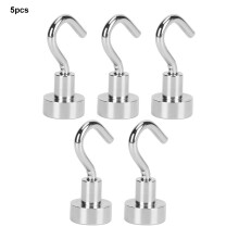 Multipurpose Magnetic Hooks Cruise Ship Must Haves, Rare Earth Magnets Heavy Duty Triple Layer Coated Anti Scratch Industrial Grade Strong Magnets