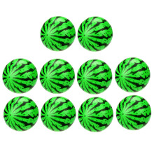 30Pcs Inflatable Watermelon Shape Plastic Balls Kids Toy for Beach Fun