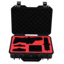 Premium Waterproof Drone Case, Hard Shell Travel Bag with Custom Fit for DJI Mini4Accessories, Shock Absorbing Interior with Wear Resistant Outer