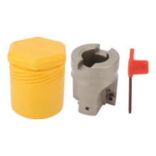 CNC Milling Machine Face Mill Head Indexable End Mill With40Cr Wear Resistant Material Special Helical Offset Design Strong Rigidity Oxidation