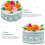 Sky-Blue Artificial Mini Cake Decor Resin Wedding Table Prop 5