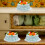 Sky-Blue Artificial Mini Cake Decor Resin Wedding Table Prop 9