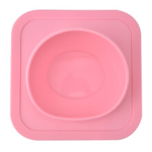 Temperature Resistant Baby Bowl, Silicone Feeding Set with Anti Slip Design, Suction Base and Spoon, Ideal for Baby Led Weaning, Microwave Oven Safe