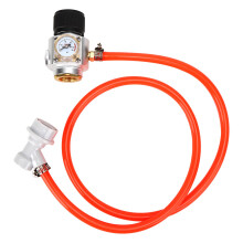 Durable Gas Tubing Ball Lock Gas Line Assembly For Home Brewing Kit, Universal Carbonation Cap With Stainless Steel Hose Clamps And No Leakage Design