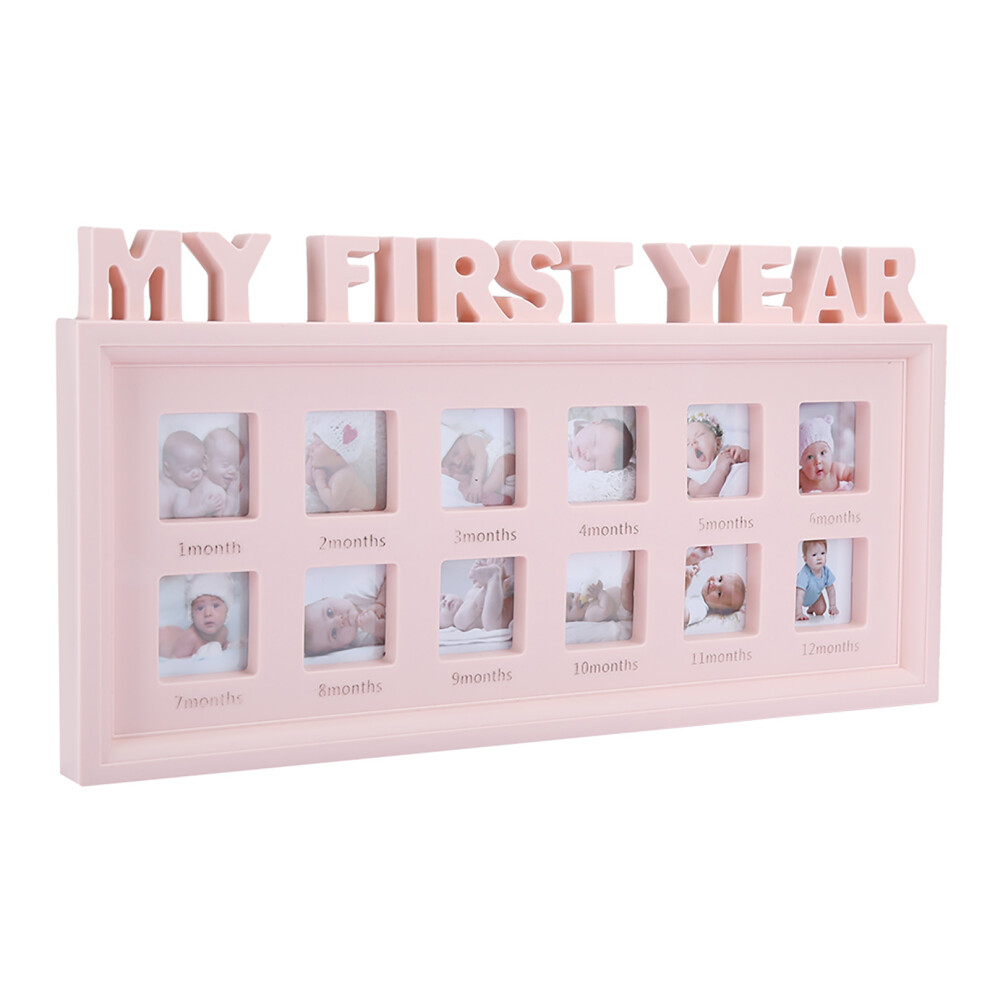Nursery Décor Keepsake Frame Baby Growth Photo Frame Baby First Year Photo Frame Monthly Milestone Frame Eco Friendly Materials Personalized Baby