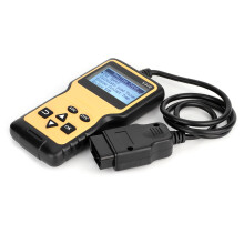 Kontrola stavu monitoru emisí, diagnostický nástroj pro automobily, čtečka kódů OBD2, čtení a mazání chybových kódů, LCD displej,