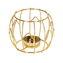 Decorative Candle Holder Stand Table Centerpiece Home Decor Flameless LED Tea Light Compatible Indoor Outdoor Candle Stand Rust Resistant Iron Candle