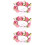 3Pcs Pink Fabric Simulation Rose Hair Ornaments Decorative Accessories 7