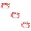 3Pcs Pink Fabric Simulation Rose Hair Ornaments Decorative Accessories 8
