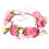 3Pcs Pink Fabric Simulation Rose Hair Ornaments Decorative Accessories 10